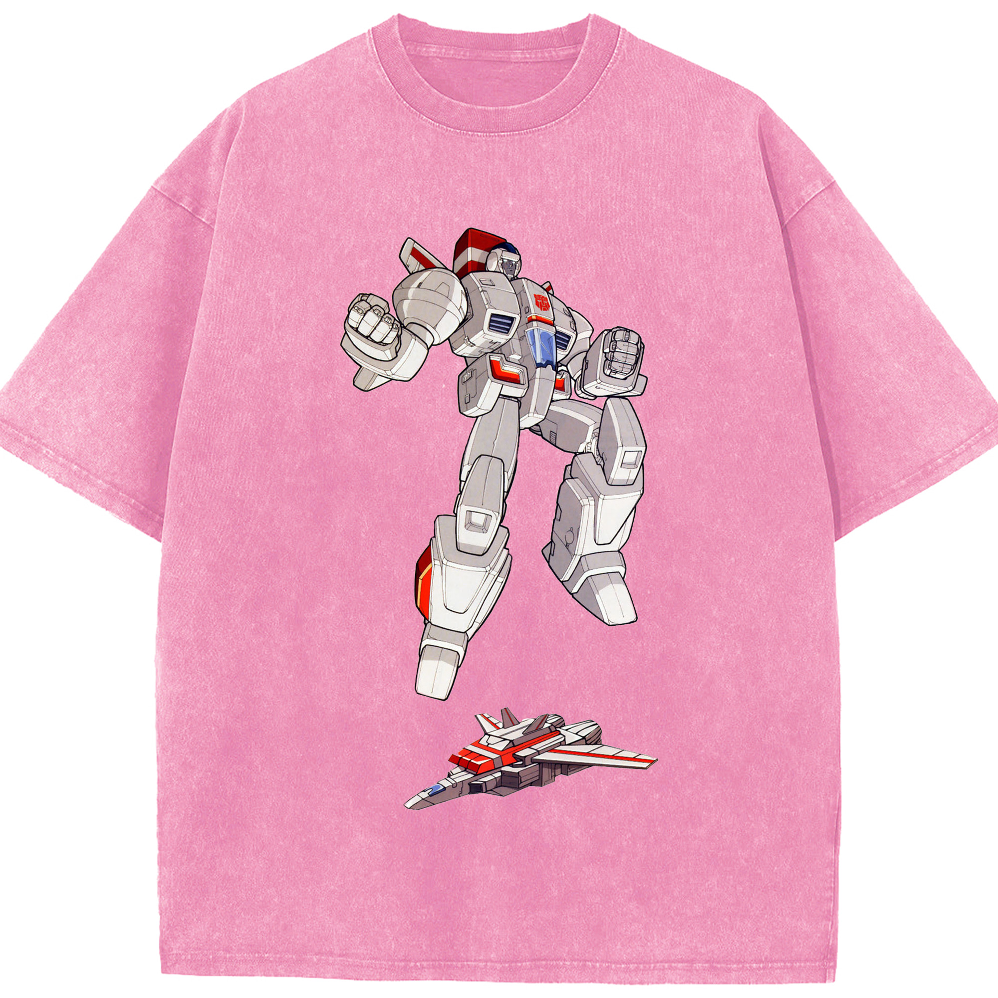 （画像用）  綿100% ヴィンテージ風 半袖Tシャツ（フロントプリント）